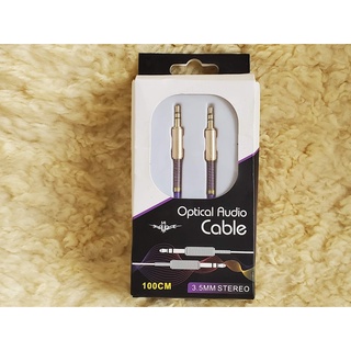 L.S Optical Audio Cable 100CM 3.5MM STEREO 光纖數位音訊傳輸線