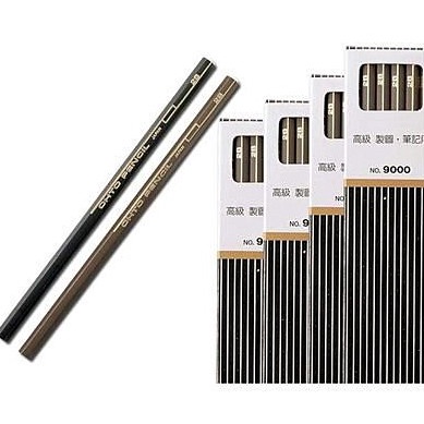 +富福里+OTTO 9000日本原裝素描鉛筆 12支
