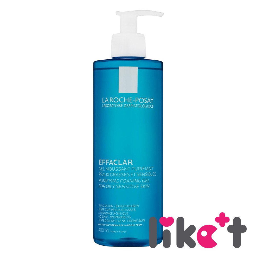 理膚寶水青春潔膚凝膠400ml 控油清爽洗面乳la Roche Posay法國原裝正品現貨供應 蝦皮購物
