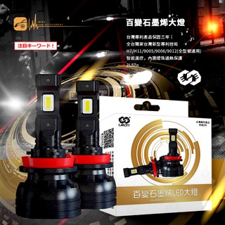 2L57n【2.0百變石墨烯大燈】型號全通用 智慧溫控 80mil車規級晶片 臺灣專利 兩年保固 卡西堤大燈