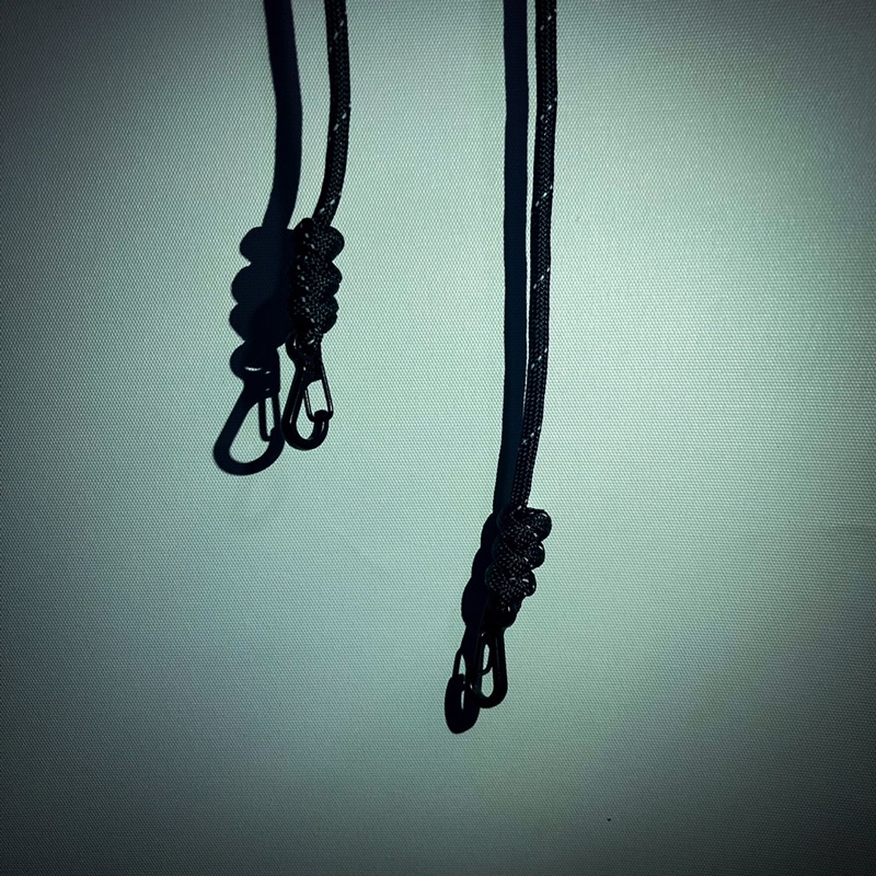 【繩覓_黑色反光款】傘繩 口罩掛繩 口罩繩 口罩鏈