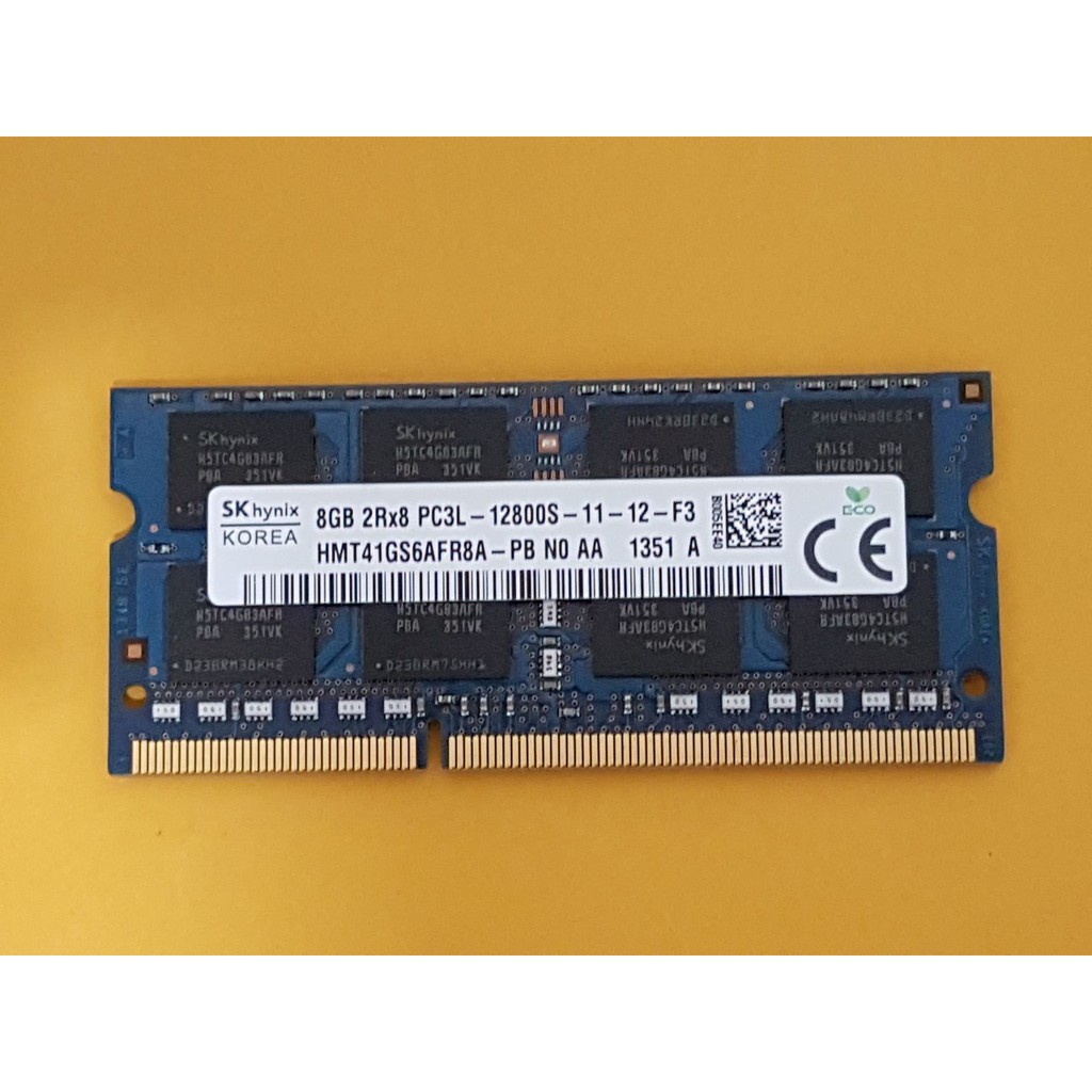 海力士 Hynix DDR3-1600 8GB PC3L-12800S 2RX8 筆電用 記憶體