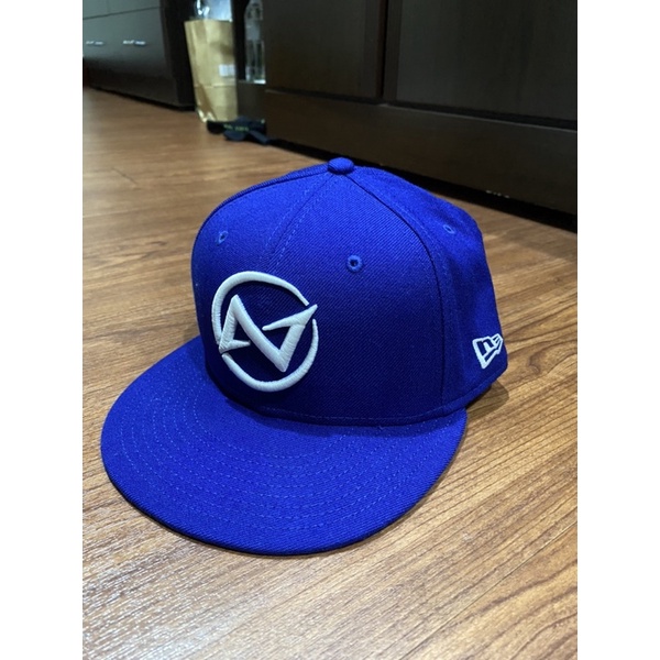 NEW ERA UNDER PEACE 59FIFTY 聯名 棒球帽 全封帽 復古 藍色 絕版 二手