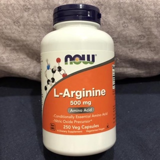2瓶免運🌈Now Foods 250粒 左旋精胺酸 L-arginine 精胺酸 健而婷 精氨酸 500毫克 素食膠囊
