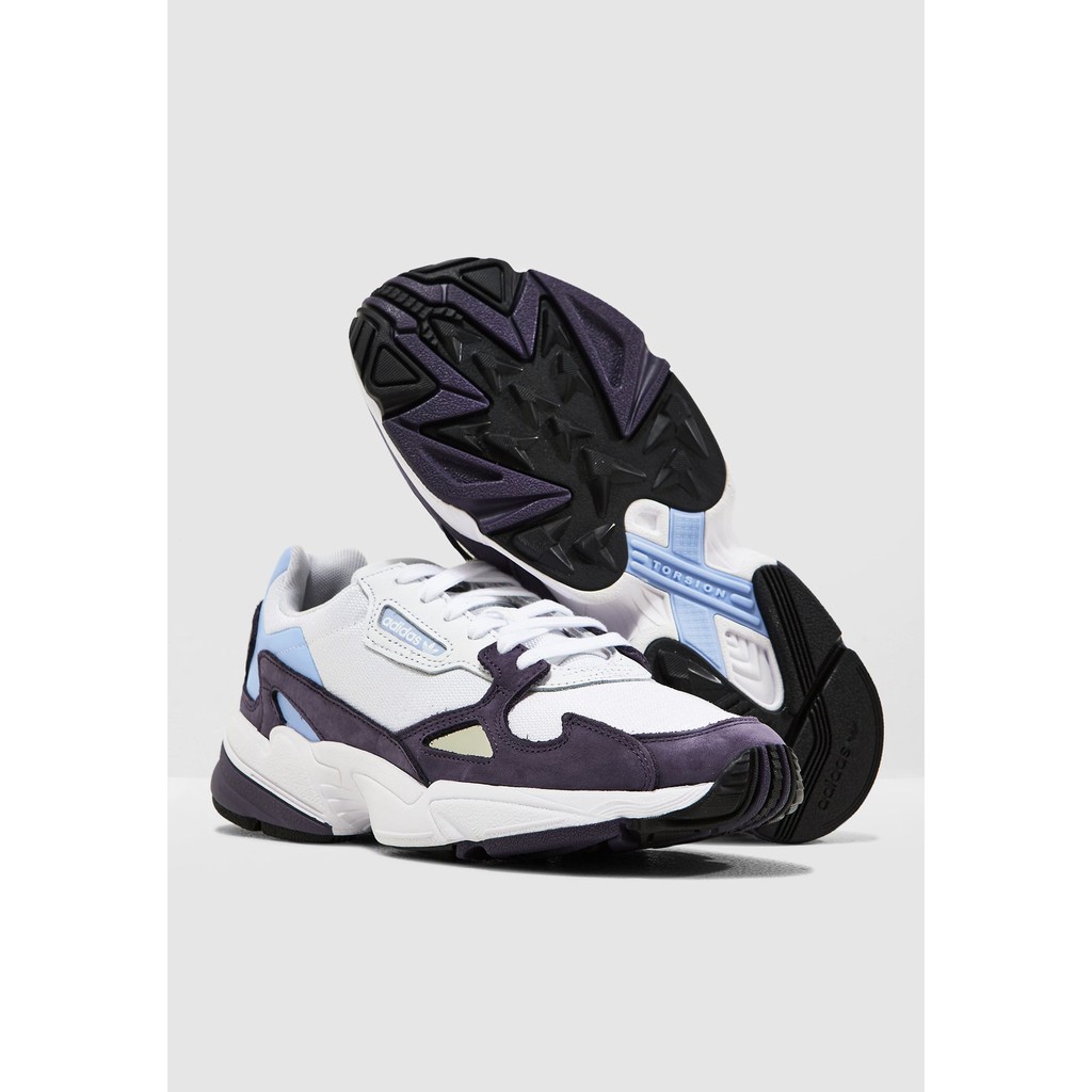 Adidas Originals Falcon 薰衣草藍紫藍色白色紫色增高老爹鞋EE9311 | 蝦皮購物