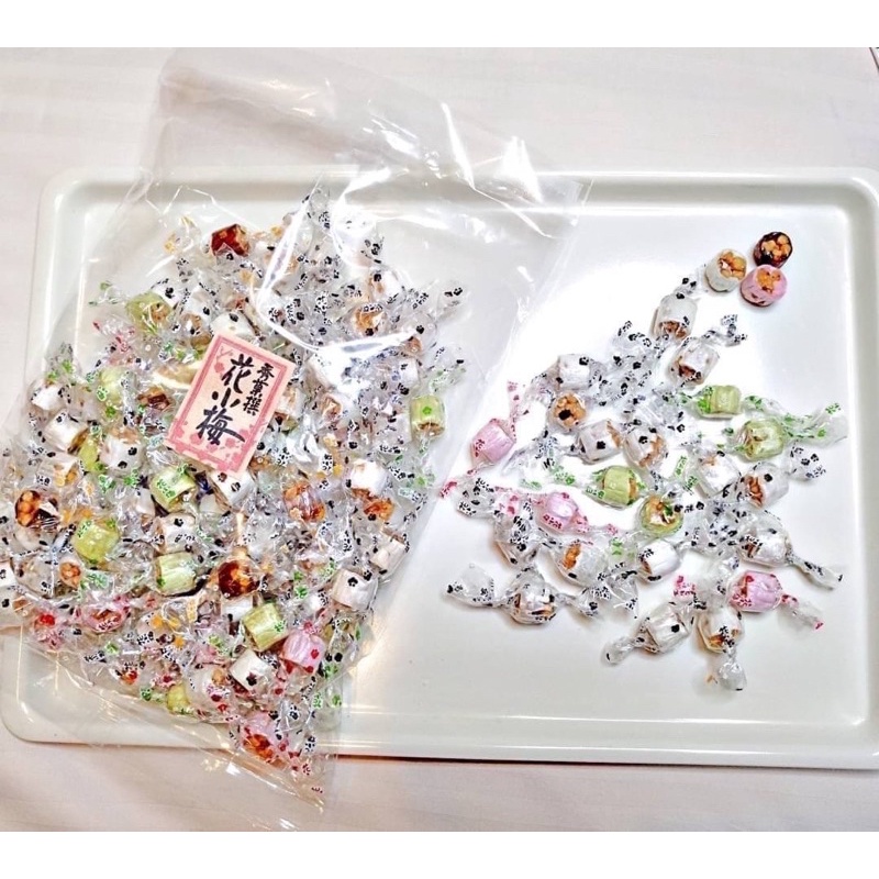 現貨 預購 日本限定版秀菓撰花小梅180g 白糖 黑糖 抹茶 梅子 蝦皮購物