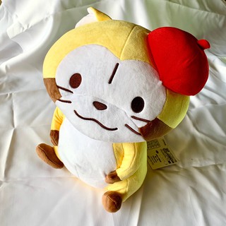 全新 景品 Petit Rascalプチラスカル小浣熊 紅色貝雷帽款 娃娃 玩偶抱枕
