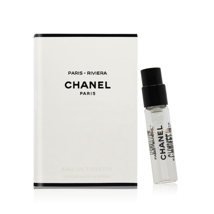 CHANEL 香奈兒LES EAUX系列淡香水 巴黎-蔚藍海岸1.5ml（全新）針管旅行品