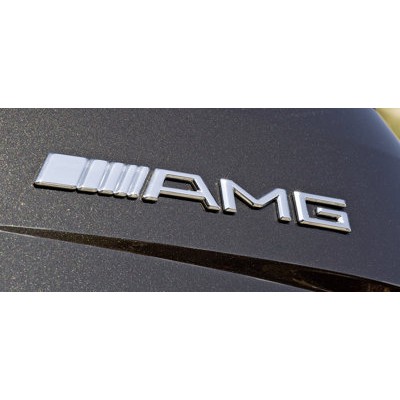 ~圓夢工廠~ Benz 賓士 2000~2008 SL55 " AMG " 後車箱鍍鉻字貼 同原廠款式