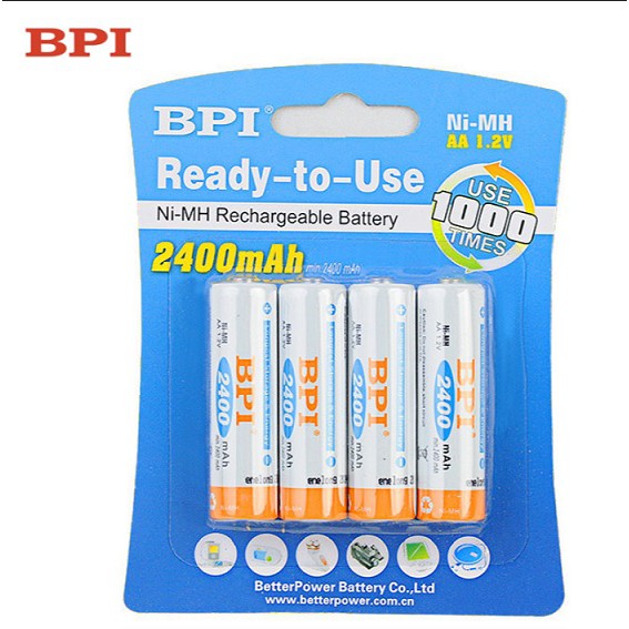 滿4送盒 公司貨正品 倍特力 BPI 3號 2400mAh Ni-MH 低自放 高容量 鎳氫充電電池 AA 超高性能