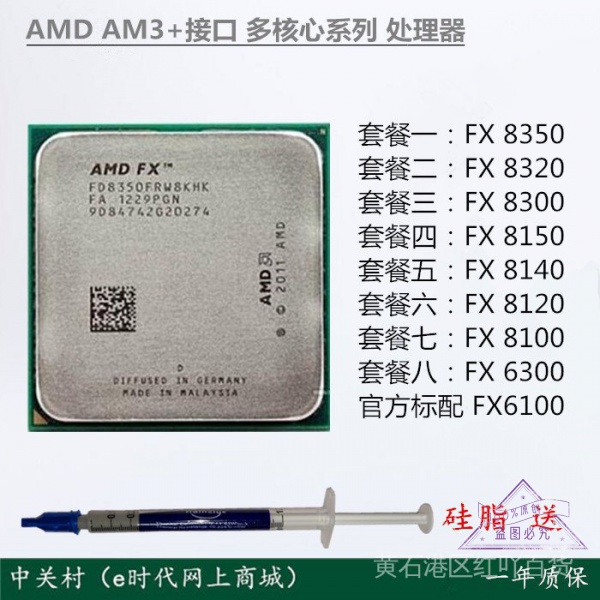 當天發 現貨免運 AMD FX-8300 8100 6100 8120 FX 8350 6300 8320 CPU 八核