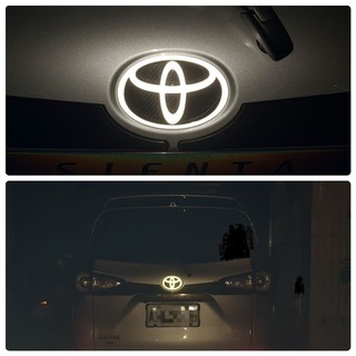 TOYOTA 【廣角反光車標貼】3M 改裝配件 sienta wish townace