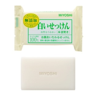 MIYOSHI 白色沐浴皂 108g 4904551001522