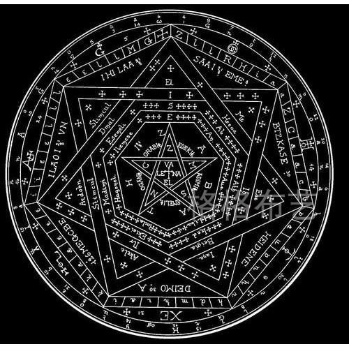 七芒星魔法陣塔羅牌桌布占星卜卦星座靈擺布祭壇祈禱星盤棉麻防水 蝦皮購物