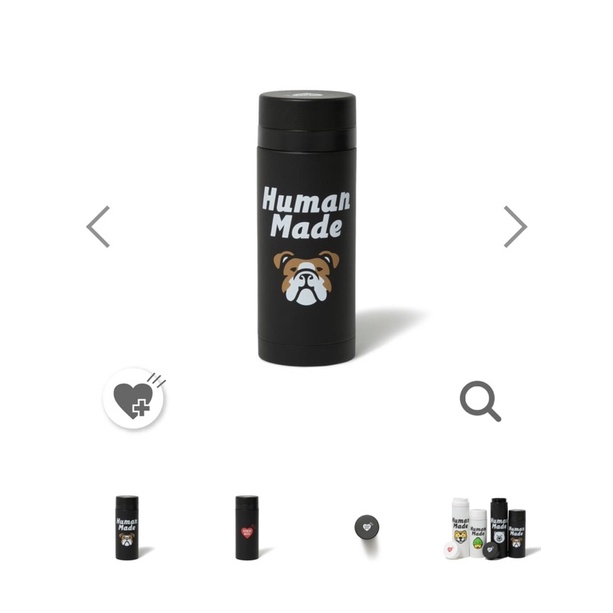 ⓇⒶⓄ現貨 HUMAN MADE 黑色 鬥牛犬 狗狗 THERMO STAINLESS BOTTLE 200ml