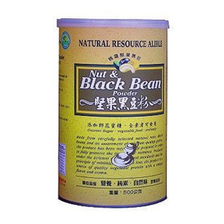 綠源寶 堅果黑豆粉500公克/罐