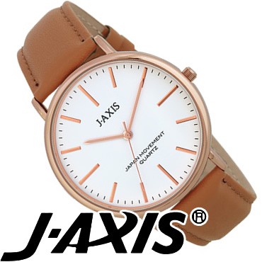 代購現貨日本品牌j Axis 皮革錶帶腕錶 蝦皮購物