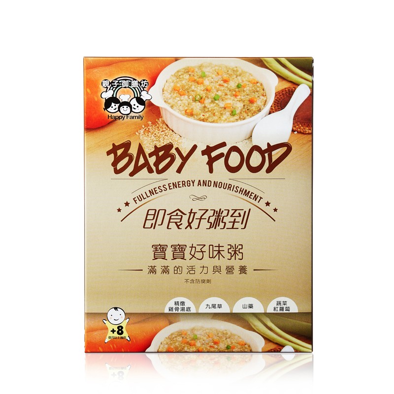 親子御膳坊 嬰幼兒副食品即食粥寶寶好味粥2入 盒寶寶粥營養品輔食常溫保存 蝦皮購物