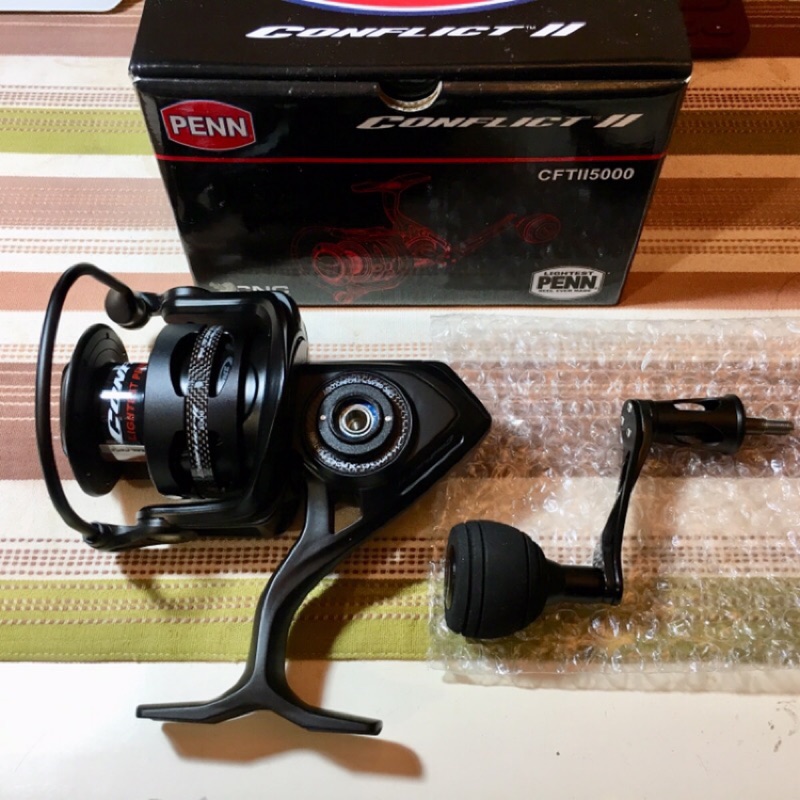 全新 PENN CFT 5000 Conflict 2 二代 岸拋 船釣 捲線器 okuma shimano daiwa