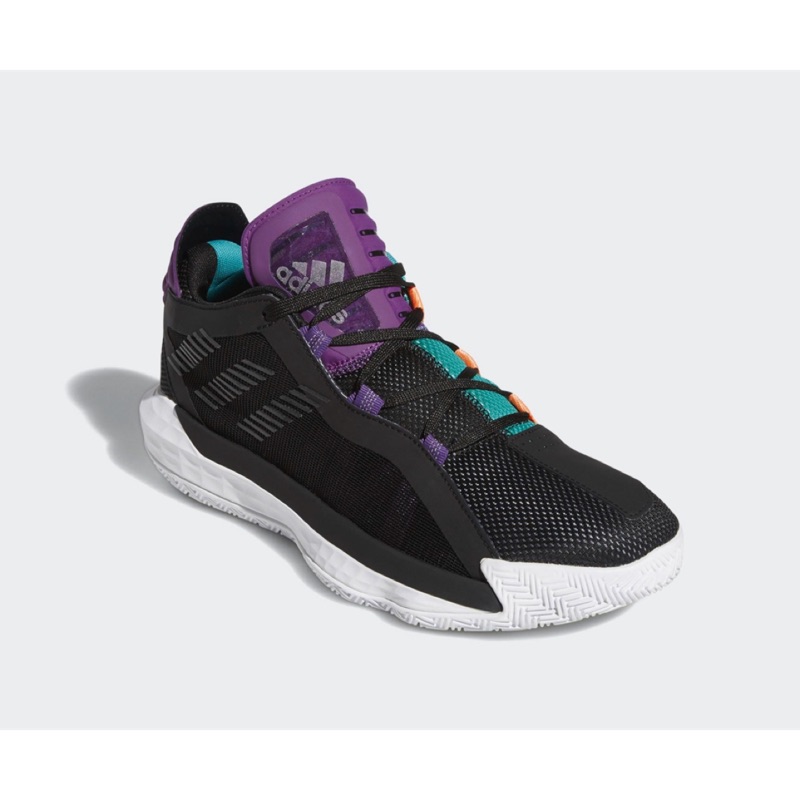 (US9)ADIDAS DAME 6 GCA LILLARD 籃球鞋 鴛鴦 雙色 黑紫(EF9872)