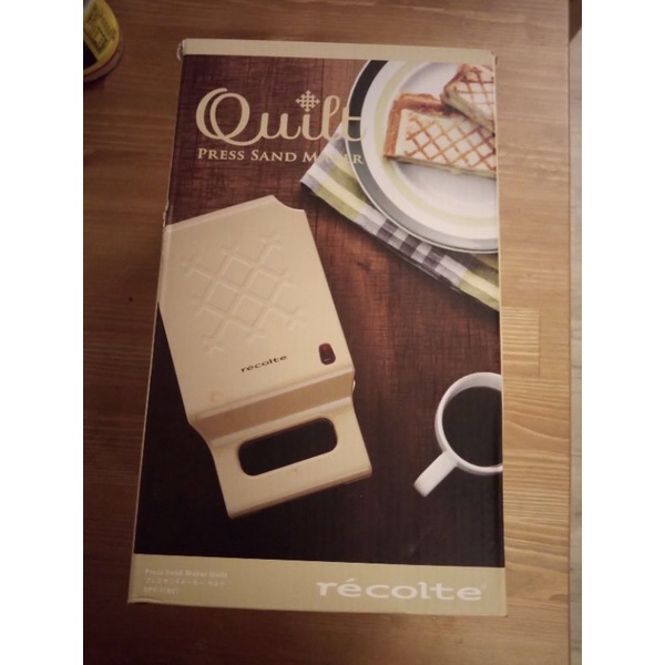 二手recolte 日本麗克特Quilt 格子三明治機
