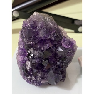 天然原石 原皮紫水晶簇 優質巴西料 可消磁 招財 擋煞 紫水晶洞 聚寶盆功效 #6