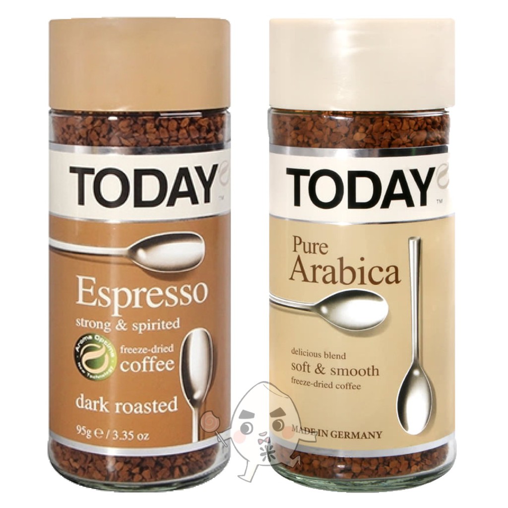【米糖】德國 當代 CAFEA TODAY 咖啡 即溶咖啡 沖泡咖啡 當代阿拉比卡 濃縮咖啡 義式濃縮