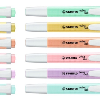STABILO 德國 swing cool Pastel 樂酷馬卡龍色系螢光筆 6色組