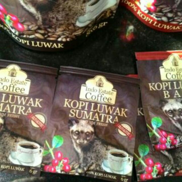 天然純野生麝香貓研磨咖啡 Wild Kopi Luwak Vacuum Fresh Sumatra / Bali
