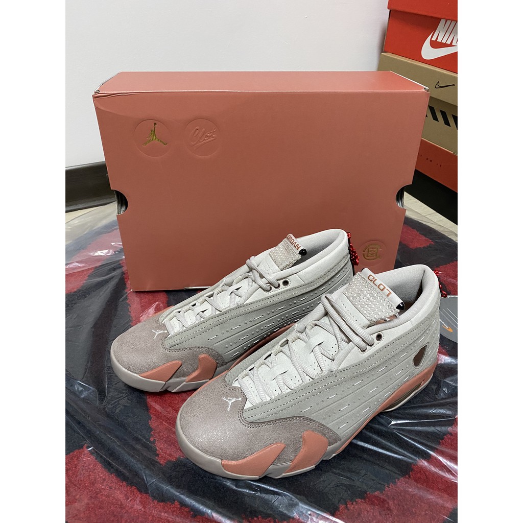 全新現貨 CLOT x Jordan 14 Low Terracotta US9.5 DC9857-200 兵馬俑