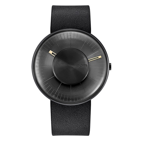 【odm】HALO光環系列簡約線條設計腕錶-質感黑/DD172-03/台灣總代理公司貨享兩年保固
