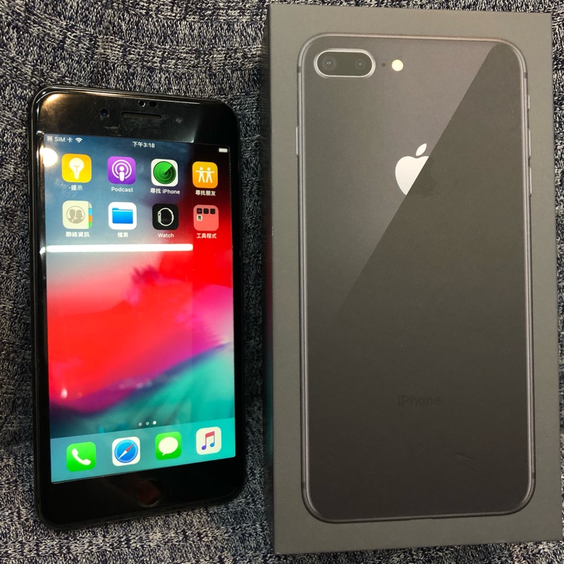 Iphone8plus 64G 黑色 保固到2019 5月