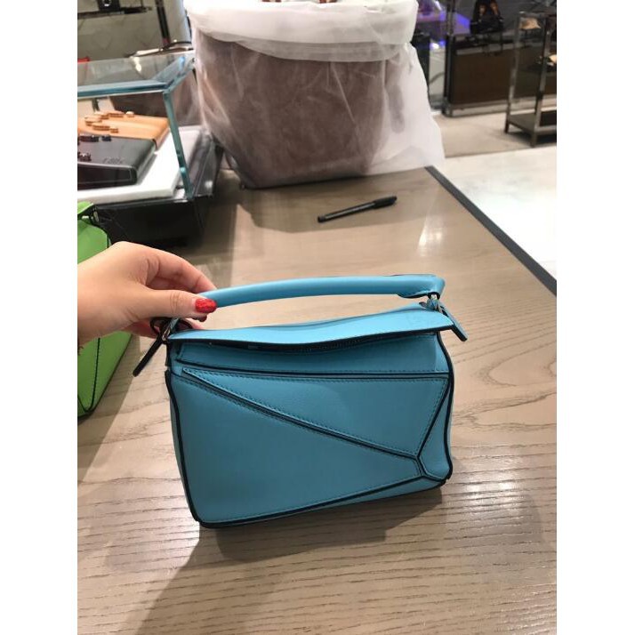light blue mini bag