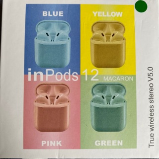 inPods12馬卡龍藍牙耳機(綠色)