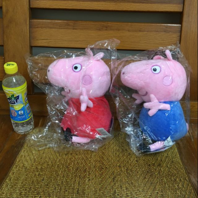 粉紅豬小妹 Peppa pig 佩佩豬 喬治豬 生日禮物 絨毛玩具 豬小弟 豬玩偶 療癒 豬小妹布偶 32cm