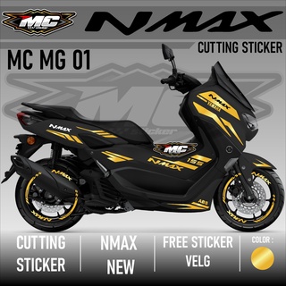 山葉 Mc 摩托車配件 Yamaha NMAX NEW 2020 2021 Free Rims Sticker 條紋列表