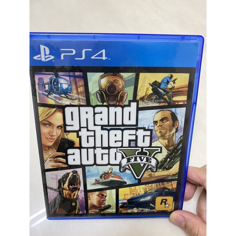 PS4 GTA5 二手遊戲片