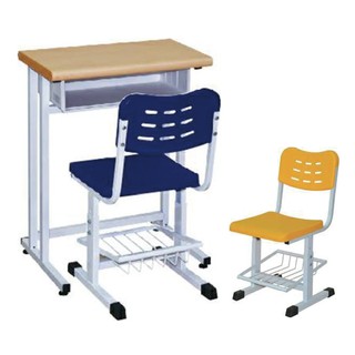 【E-xin】滿額免運 335-1A 單人上課桌 上課椅 培訓桌 課桌 學生桌 單人 補習班 學生上課桌 書桌 寫字桌