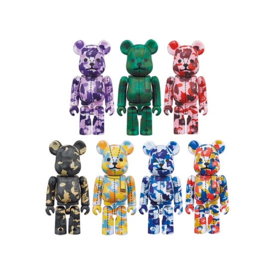 【現貨】 BE@RBRICK BAPE CAMO #4 一盒100%x24