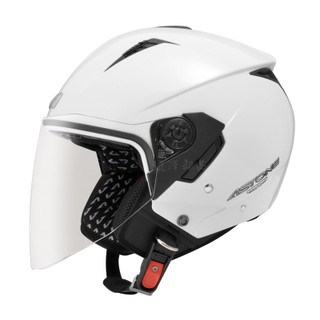 ✈瀧澤部品✈ 法國 ASTONE RST 亮白 半罩 安全帽 素色 內藏墨片 通勤 透氣通風 3/4 機車 摩托車 重機