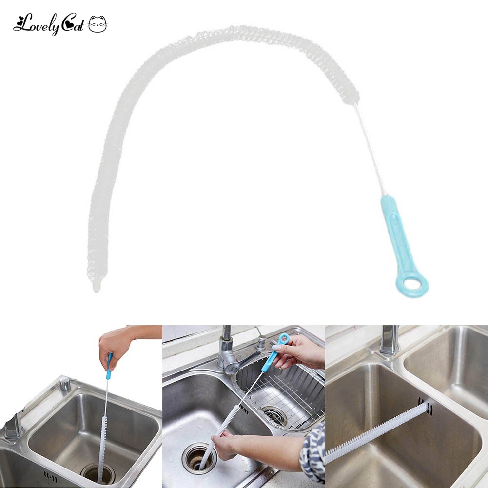 廚房工具柔性水槽下水道刷排水溝清潔 蝦皮購物