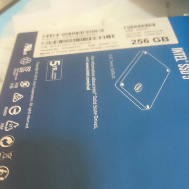 Intel SSD 545s 545 256G 256GB 2.5"固態硬碟 非240G 540