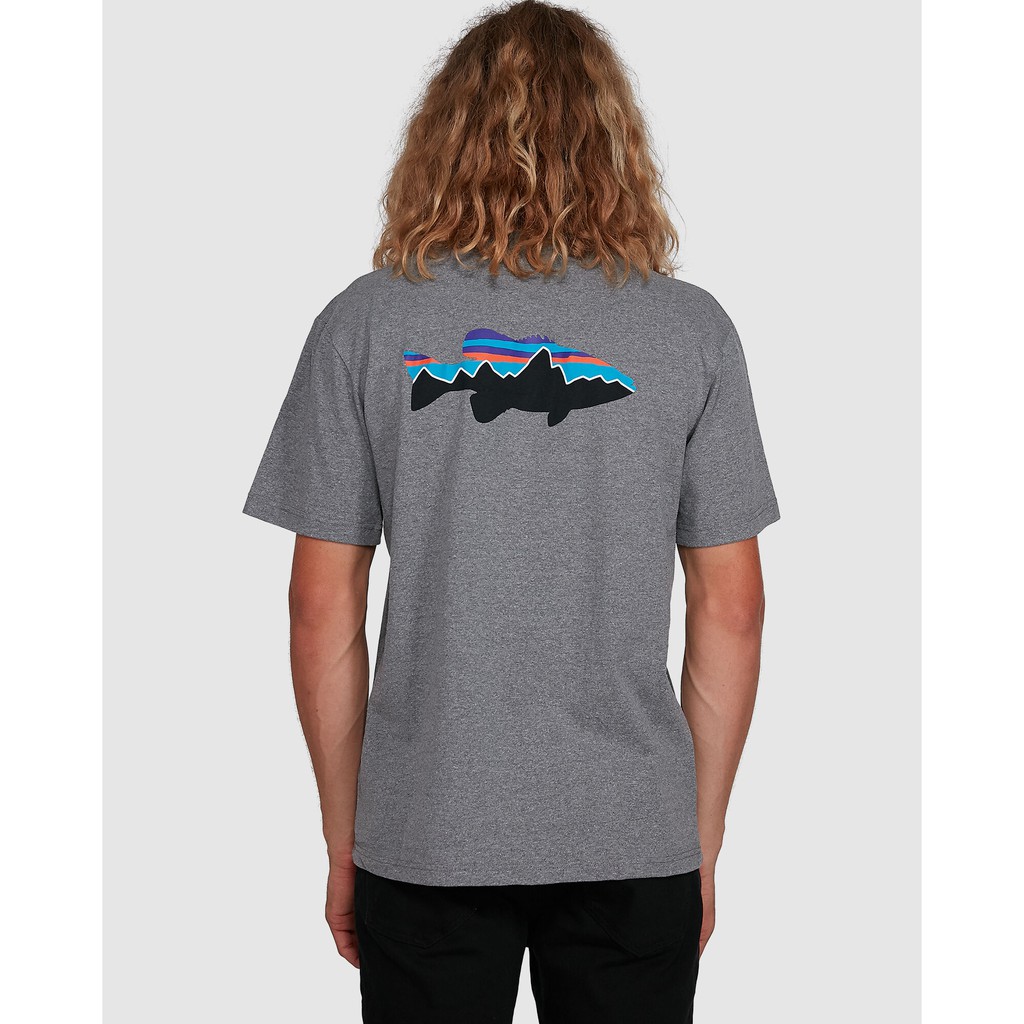 全新現貨 Patagonia 經典鳟鱼 鯊魚fitz Roy Smallmouth Responsibili T恤 短t 蝦皮購物