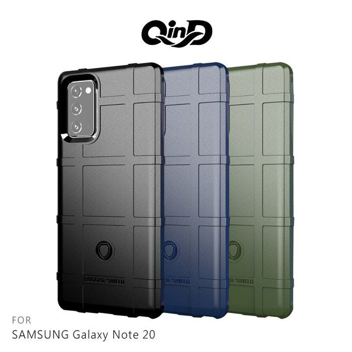 QinD SAMSUNG Galaxy Note 20、Note 20 Ultra 戰術護盾保護套