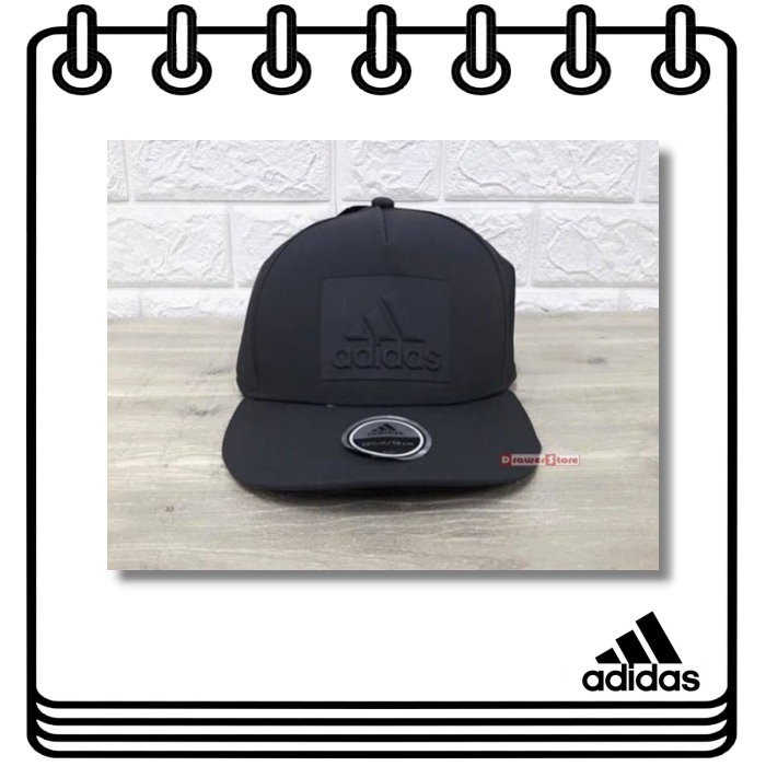 【Drawer】ADIDAS ZNE LOGO CAP 黑色 運動 基本款 休閒 可調式 棒球帽 老帽 CF4889