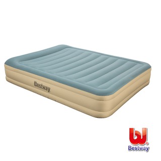 Bestway雙人耐用款新布面AC自動/智慧充氣床69008E(休閒旅遊露營登山外宿住宿旅館加床舒適睡眠)