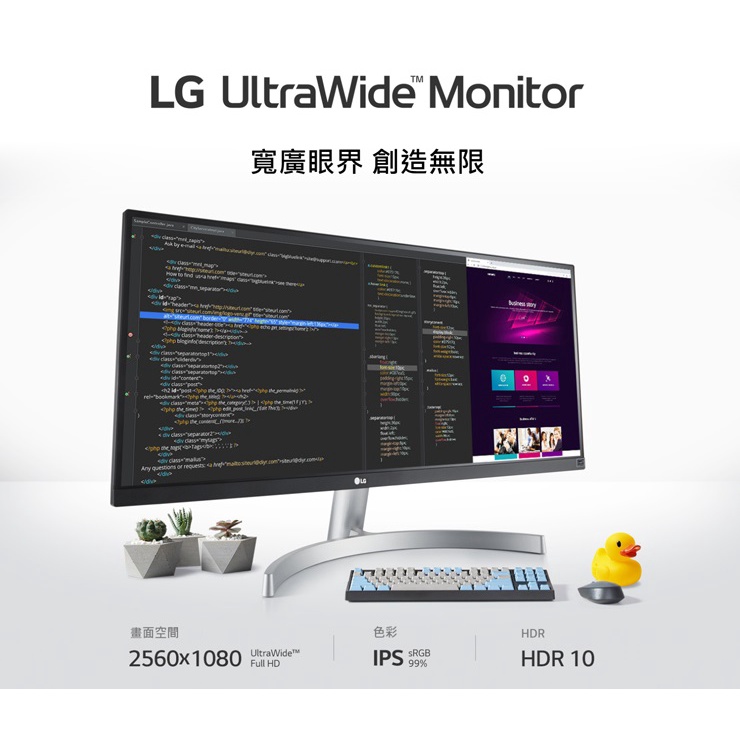 [龍龍3C] 樂金 LG 29吋 21:9 HDR IPS HDMI 電競 液晶 螢幕 顯示器 29WN600