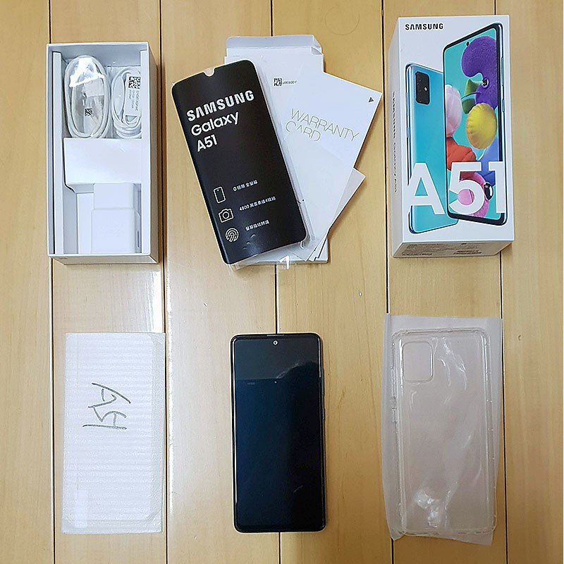 【二手保固中】SAMSUNG Galaxy A51 6G/128G 6.5吋L排列四鏡頭置中挖孔螢幕手機