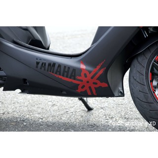 【彩貼XD】YAMAHA.Force側條專用.音叉.LOGO.貼紙.潑墨.山葉.機車貼紙.155