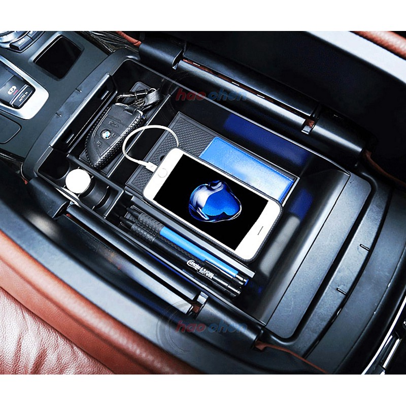 BMW X5 X6 F15 F16 中央 扶手盒 扶手箱 置物盒 儲物盒 收納零錢 35i 30d 25d【CA198】